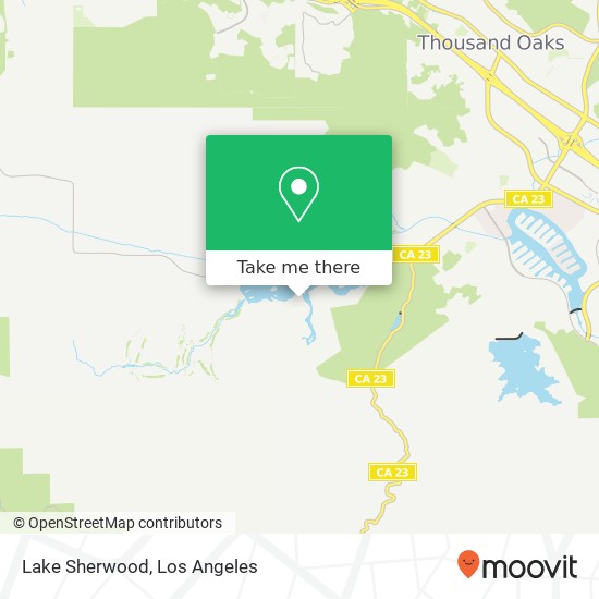 Lake Sherwood map