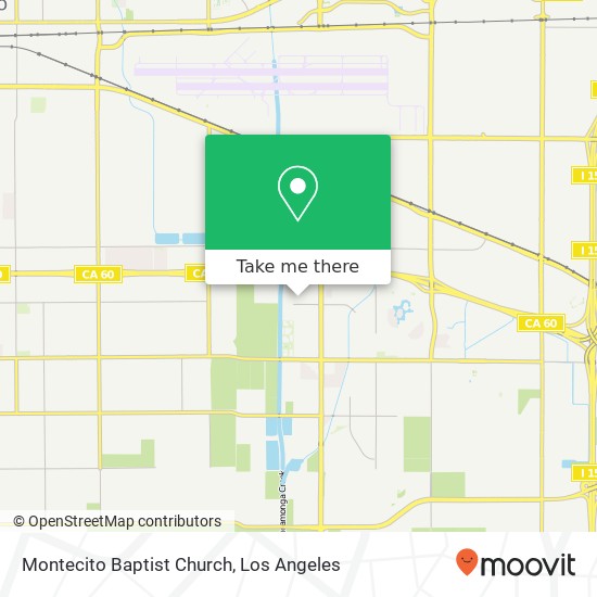 Mapa de Montecito Baptist Church