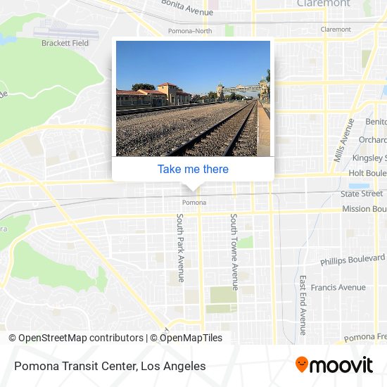 Mapa de Pomona Transit Center
