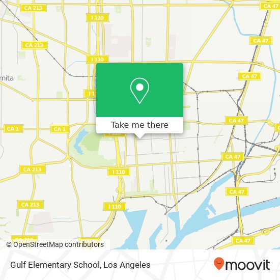 Mapa de Gulf Elementary School