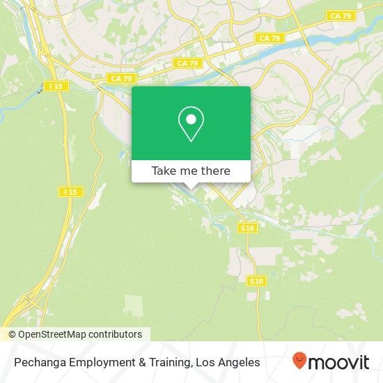 Mapa de Pechanga Employment & Training
