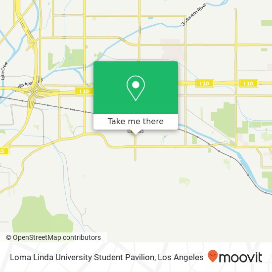 Loma Linda University Student Pavilion map