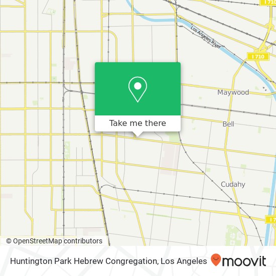 Huntington Park Hebrew Congregation map