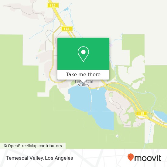 Temescal Valley map