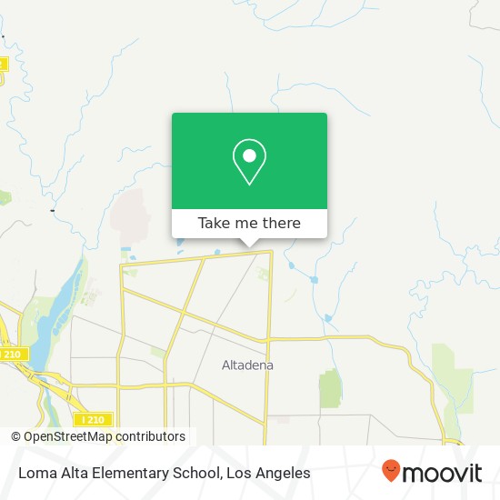 Loma Alta Elementary School map
