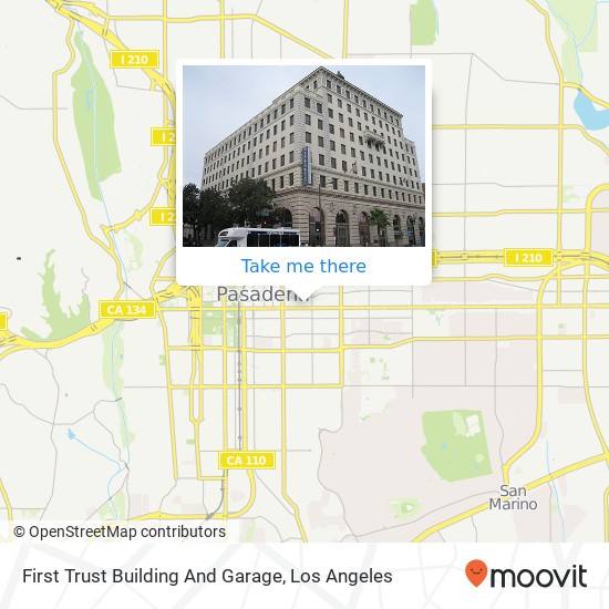 First Trust Building And Garage map
