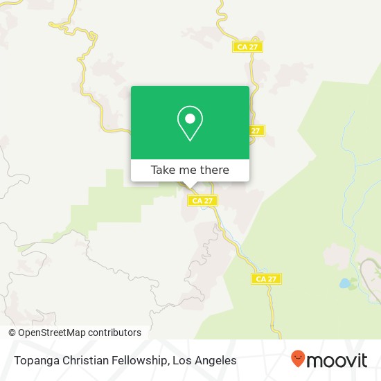 Mapa de Topanga Christian Fellowship