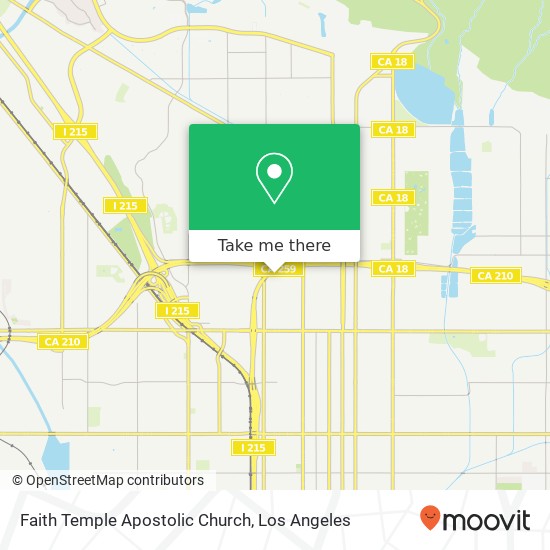 Mapa de Faith Temple Apostolic Church