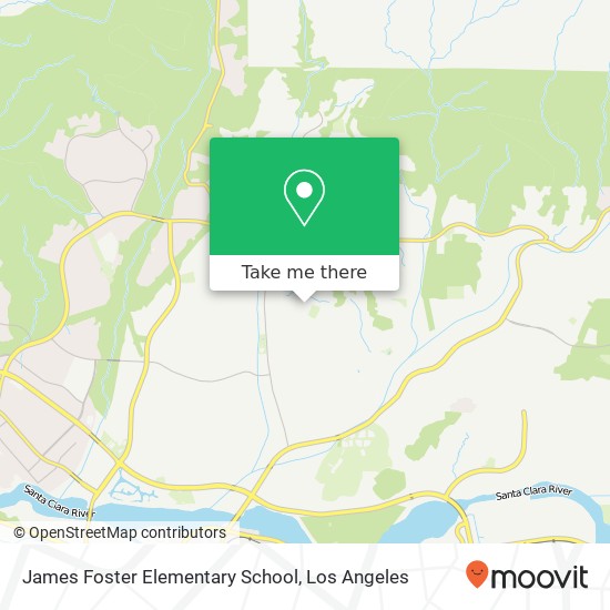 James Foster Elementary School map