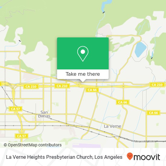 Mapa de La Verne Heights Presbyterian Church