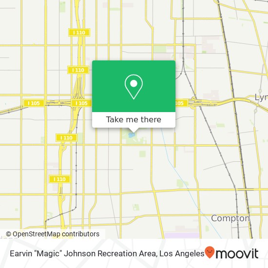 Earvin "Magic" Johnson Recreation Area map