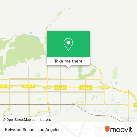 Mapa de Belwood School