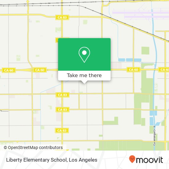 Liberty Elementary School map