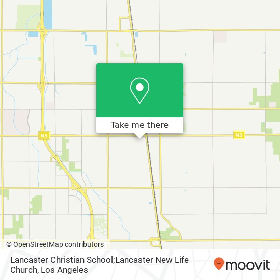 Lancaster Christian School;Lancaster New Life Church map