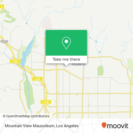 Mapa de Mountain View Mausoleum