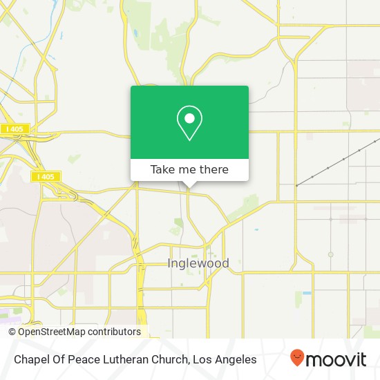 Mapa de Chapel Of Peace Lutheran Church