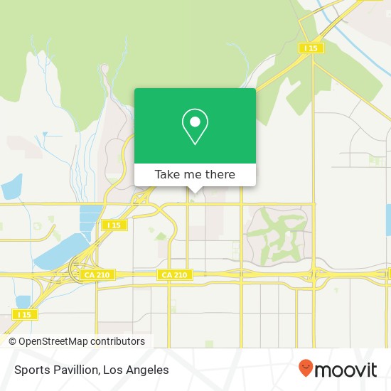 Mapa de Sports Pavillion