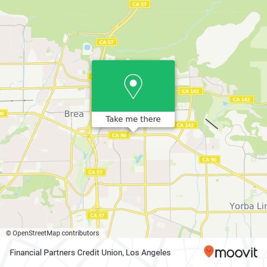 Mapa de Financial Partners Credit Union