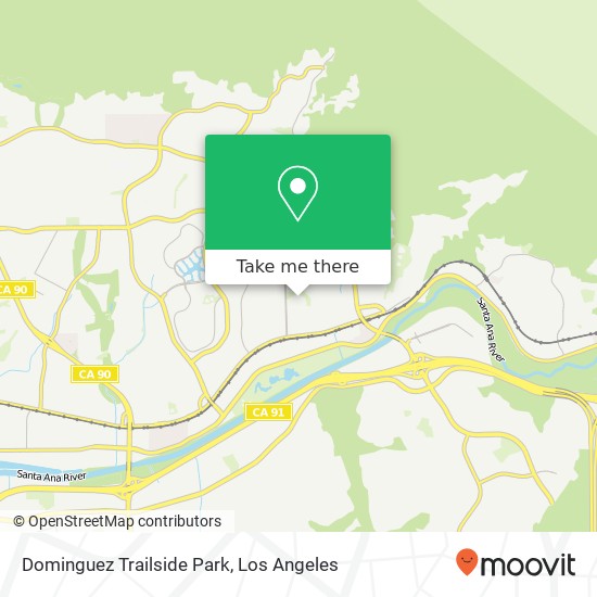 Mapa de Dominguez Trailside Park