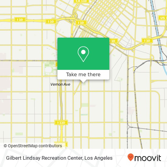 Mapa de Gilbert Lindsay Recreation Center