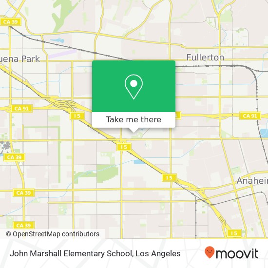 Mapa de John Marshall Elementary School