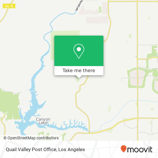 Quail Valley Post Office map