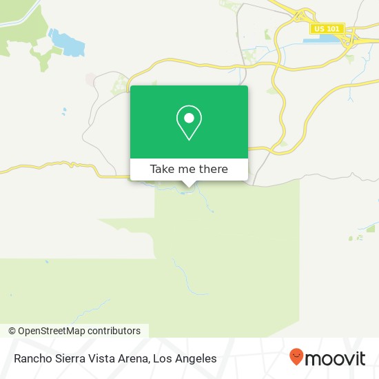Rancho Sierra Vista Arena map