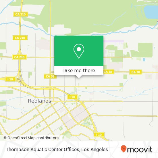 Thompson Aquatic Center Offices map