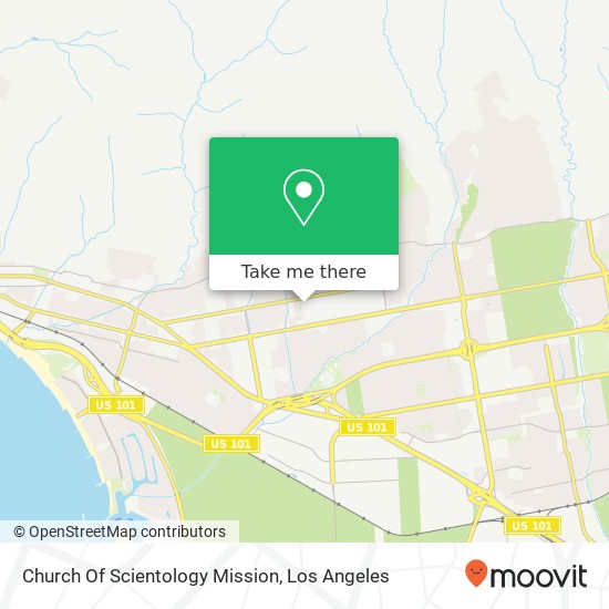 Church Of Scientology Mission map