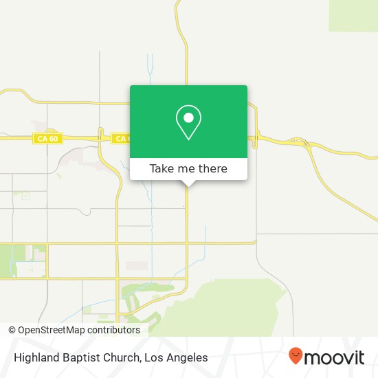 Mapa de Highland Baptist Church