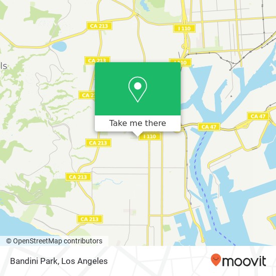 Mapa de Bandini Park