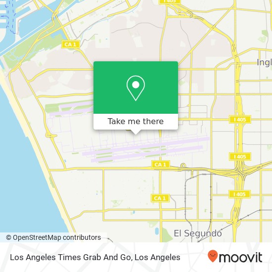 Los Angeles Times Grab And Go map