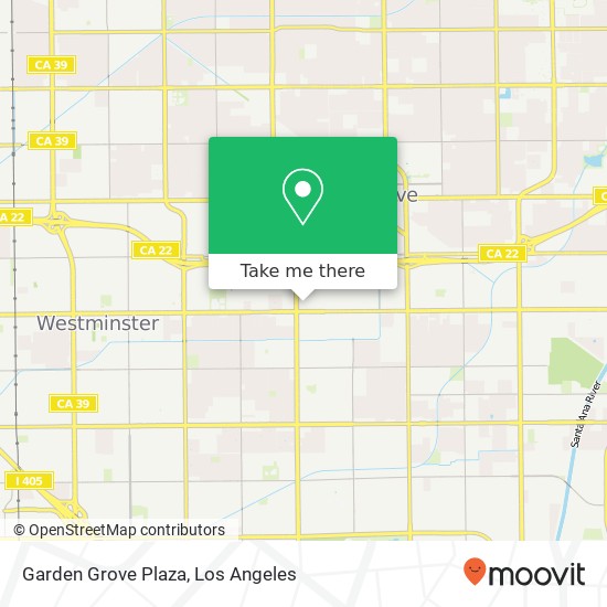 Mapa de Garden Grove Plaza