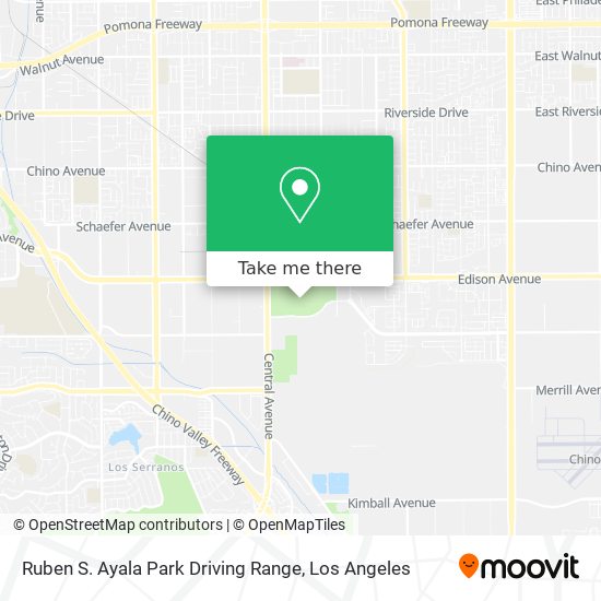 Ruben S. Ayala Park Driving Range map