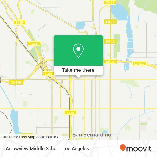 Mapa de Arrowview Middle School