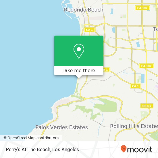 Perry's At The Beach map