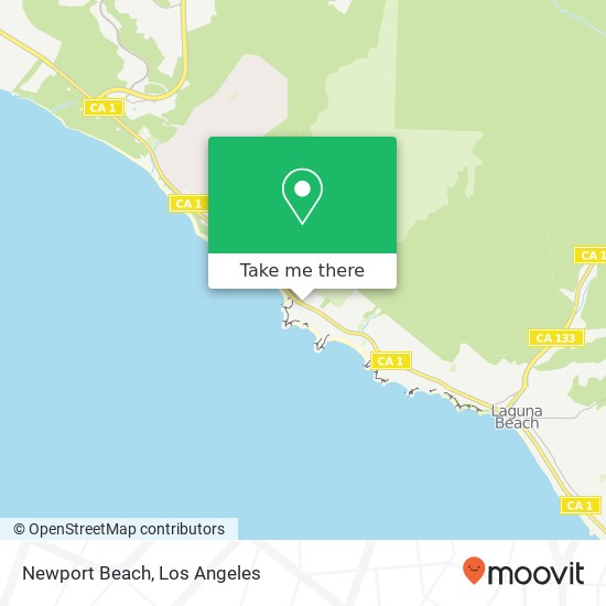 Mapa de Newport Beach