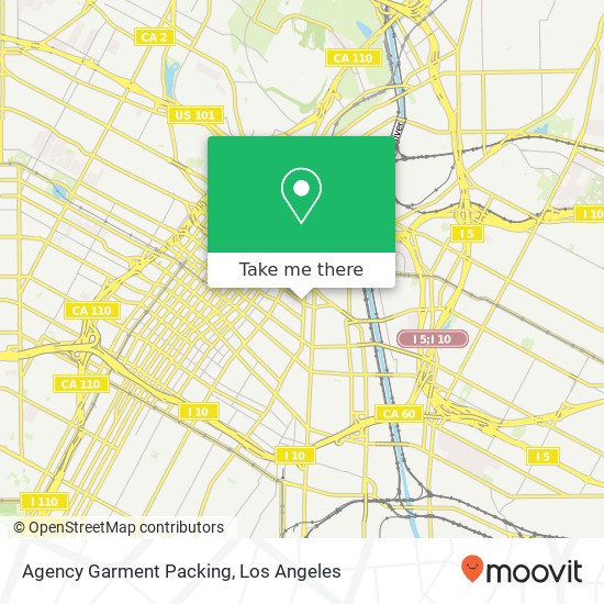 Agency Garment Packing map