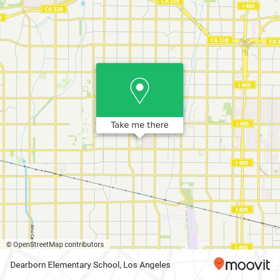 Dearborn Elementary School map