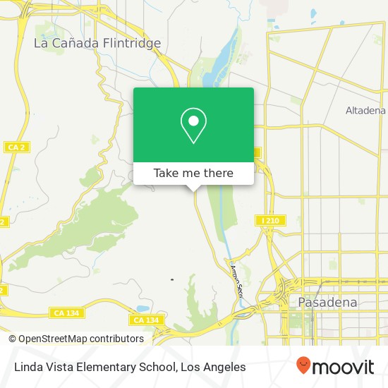 Linda Vista Elementary School map