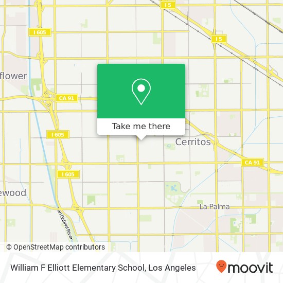 Mapa de William F Elliott Elementary School