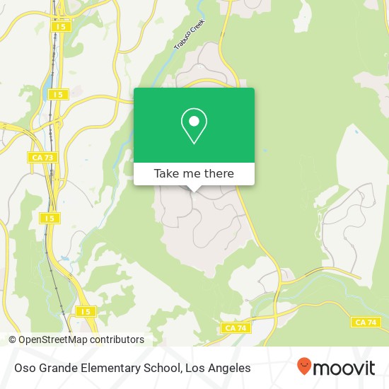 Oso Grande Elementary School map