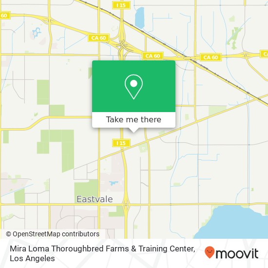 Mira Loma Thoroughbred Farms & Training Center map
