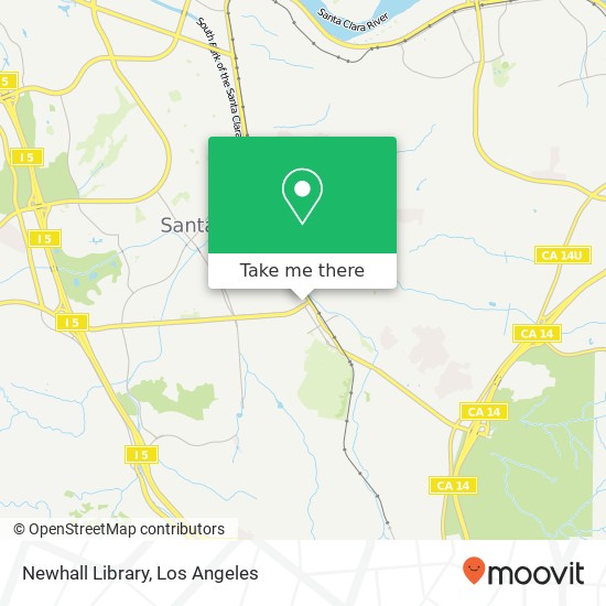 Mapa de Newhall Library