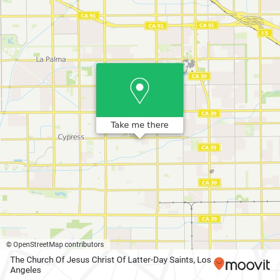 The Church Of Jesus Christ Of Latter-Day Saints map