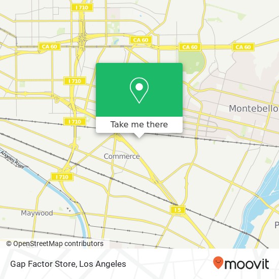 Mapa de Gap Factor Store