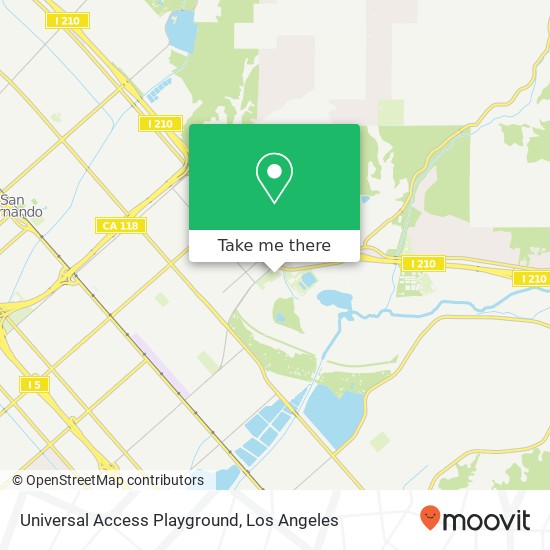 Universal Access Playground map