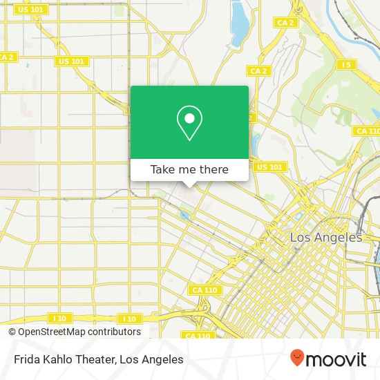 Frida Kahlo Theater map