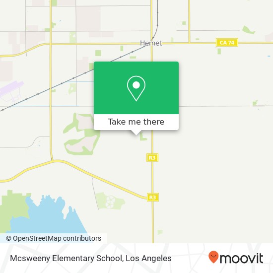 Mapa de Mcsweeny Elementary School