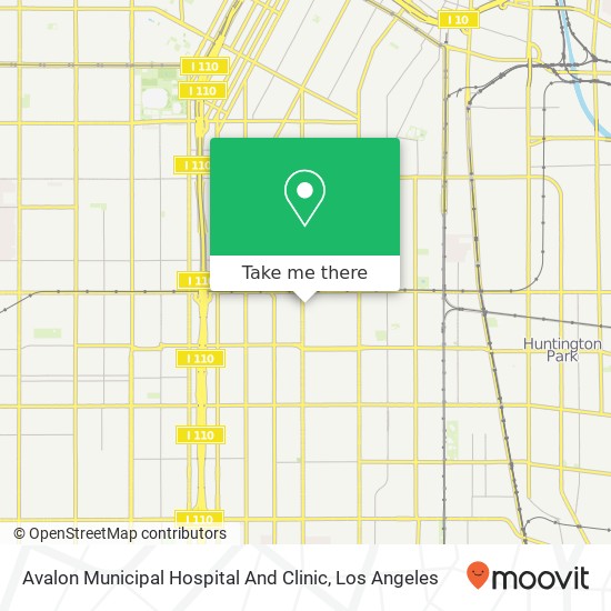 Mapa de Avalon Municipal Hospital And Clinic